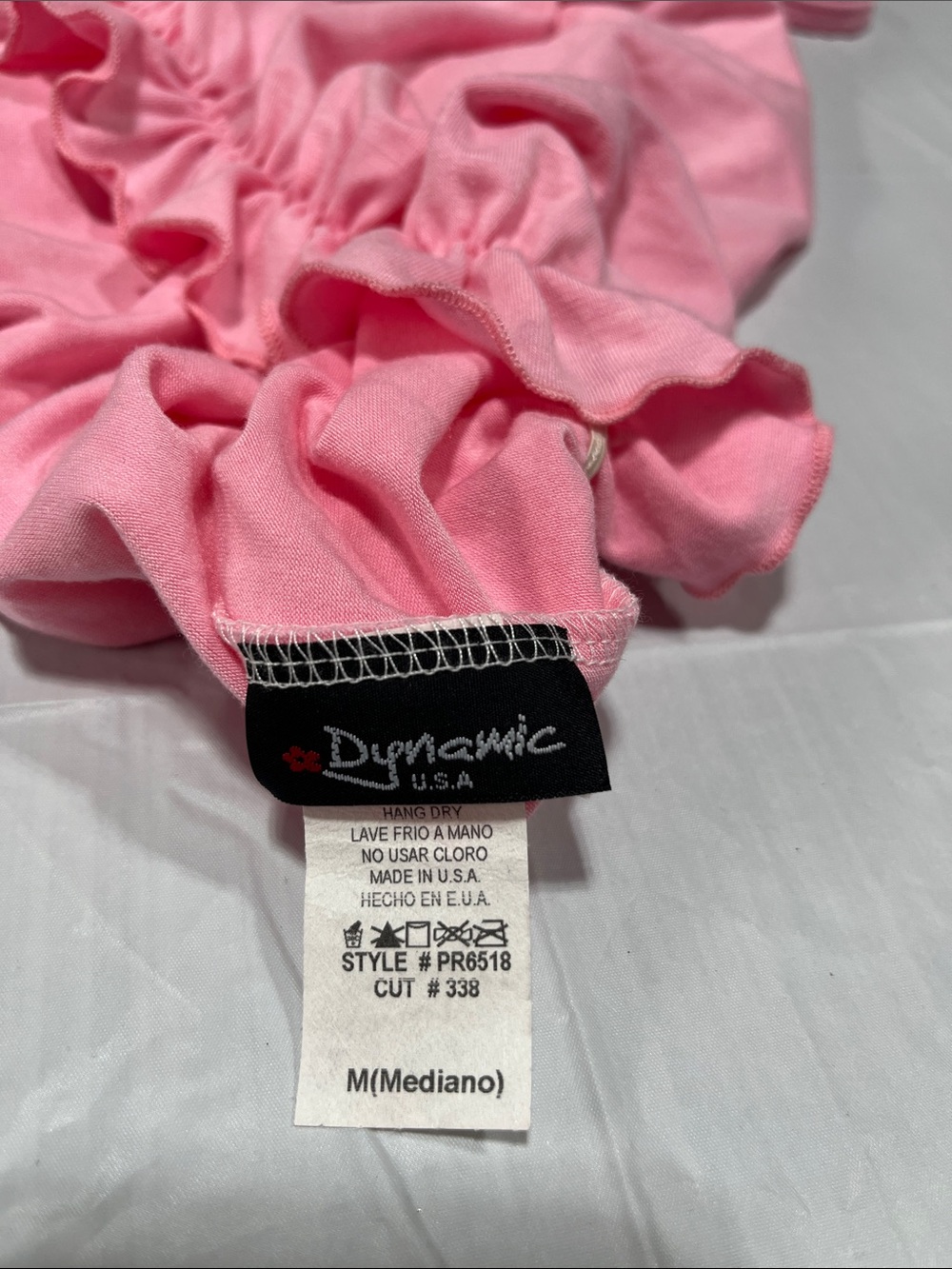 Pink Drawstring Ruffle Hem Cami Top - Picture 5 of 7